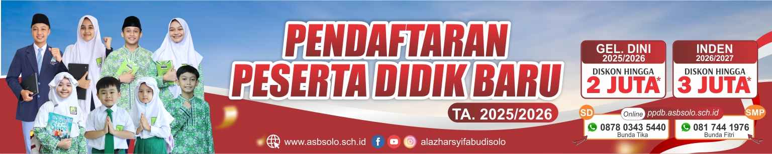 PPDB Online Al Azhar Syifa Budi Solo